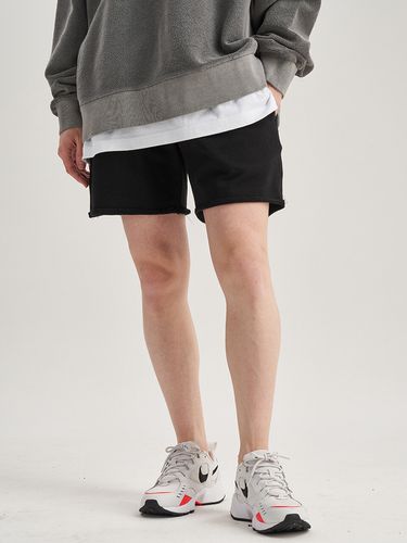 Cut Off Heavy Shorts Black - PaperBoy - Modalova