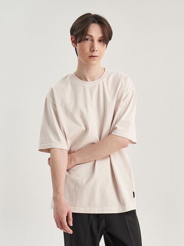 Garment-Dyed Double Jersey Short Sleeve T-shirt - PaperBoy - Modalova