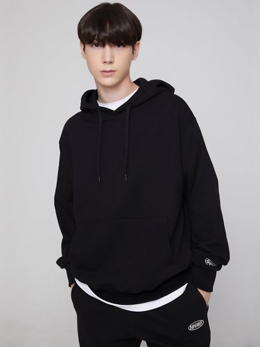 Heavy Basic Hoodie Black - PaperBoy - Modalova