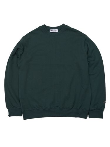 Heavy Basic Sweatshirt Green - PaperBoy - Modalova