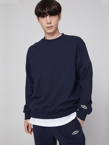 Heavy Basic Sweatshirt Navy - PaperBoy - Modalova