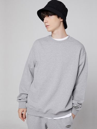 Heavy Basic Sweatshirt Melange Gray - PaperBoy - Modalova