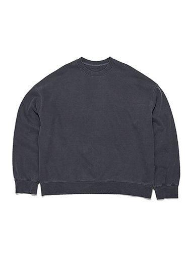 Minimal Pigment Washed Heavy Sweatshirt - PaperBoy - Modalova