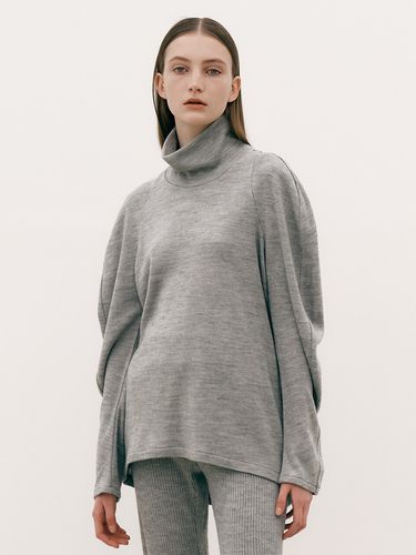 LA Tulip Wool Jersey (Melange Grey) - MAISONMARAIS - Modalova