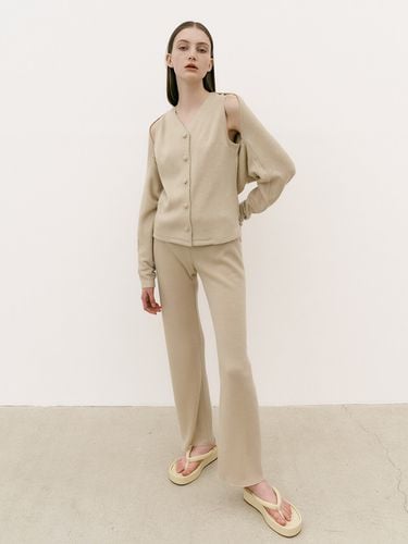 Wool Jersey Pants (Light Beige) - MAISONMARAIS - Modalova