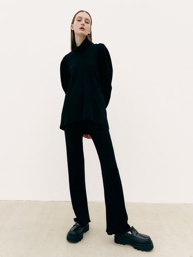 Wool Jersey Pants (Black) - MAISONMARAIS - Modalova