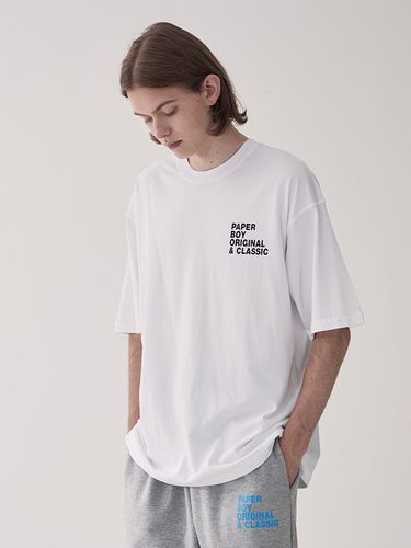 Classic Short Sleeve T-shirt White - PaperBoy - Modalova