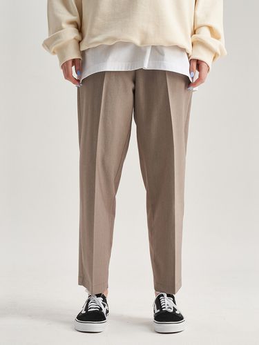 Ankle Wide Slacks Brown - PaperBoy - Modalova