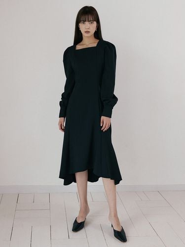 Nue Puff Sleeve Square Neck Dress - REORG - Modalova