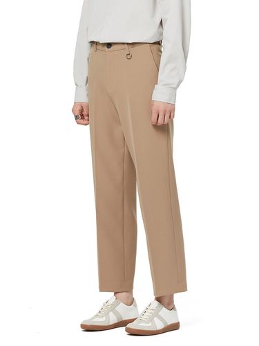 Color Block Slacks_Beige - FANACULT - Modalova