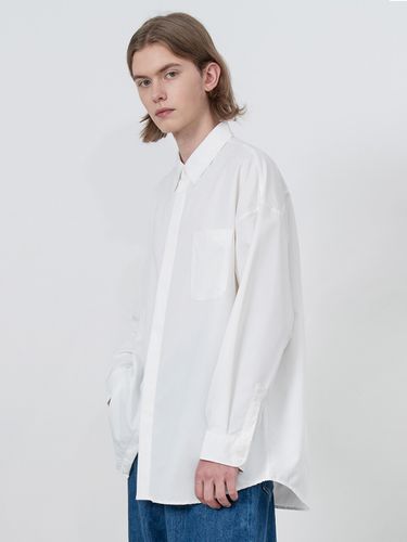 Oversized Organic Hidden Pocket Shirt - V2 - Modalova