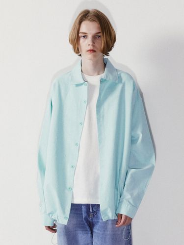 Oversized Oxford String Shirt Mint - V2 - Modalova