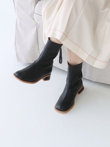 Zip Ankle Boots_Black - MOL:pin - Modalova