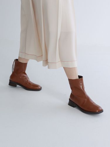 Tan Ankle Boots_Brown - MOL:pin - Modalova