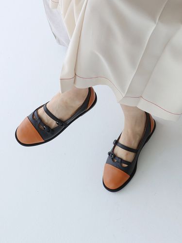 Com Maryjane Flat_Camel - MOL:pin - Modalova