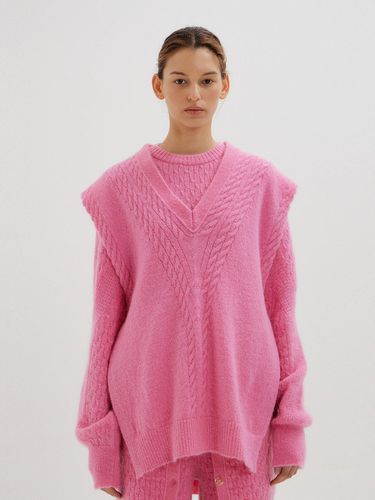 TIKI Transformable Knit Vest (Pink) - EENK - Modalova