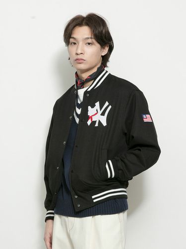 S Baseball Remake Stadium Jacket_Black - beyondcloset - Modalova