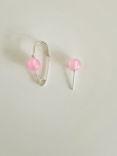 Pink Clip Earrings - nuavo - Modalova