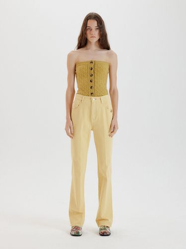 TISSY Bootcut Denim Pants (Yellow) - EENK - Modalova