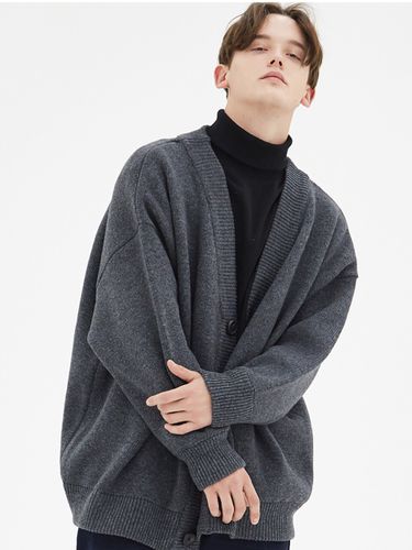 Heavy Oversized Wool Blend Cardigan - CPGN - Modalova