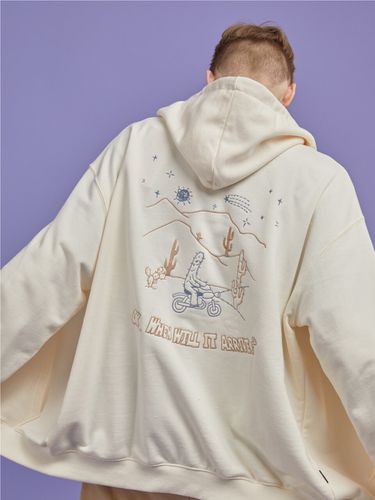 Oasis Embroidery Zip-up Hoodie - CPGN - Modalova