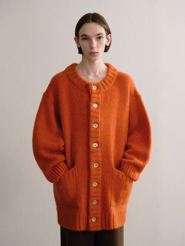 Ballooned Sleeves Cardigan Jacket _Orange - Trunk Project - Modalova