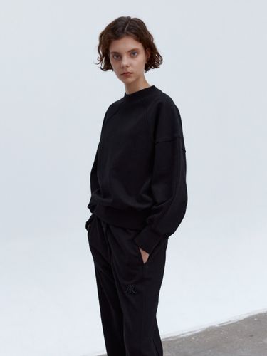 TOF Volume Sleeve Sweatshirt_Black - MOHAN - Modalova