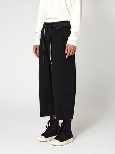 Wide Tapered Denim Pants _ Black - DGNAK12 - Modalova