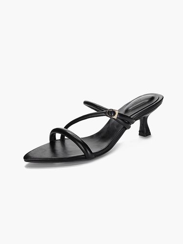 Padded Loop Pointed Sandals - Black - Recur,ecur - Modalova