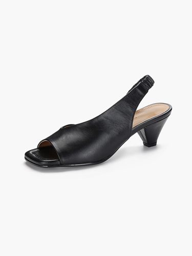 Oblique Slingback Mules - Black - Recur,ecur - Modalova