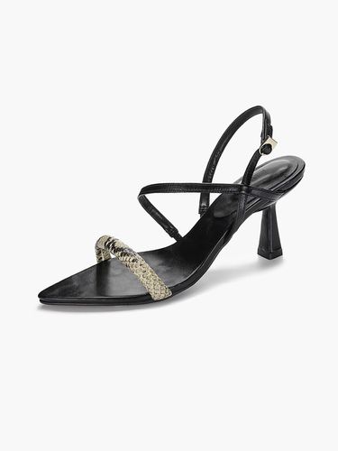 Padded Loop Pointed Sandals - Black - Recur,ecur - Modalova