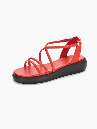 Anello Crossover Slim Chunky Platform Sandals - Recur,ecur - Modalova