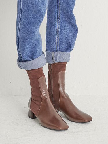 Two Parts Ankle Boots - Brown - NONETHELESS - Modalova