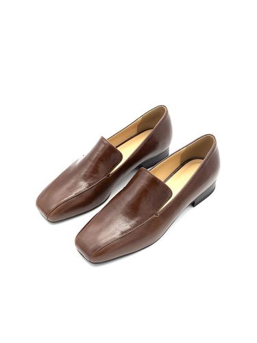 Square Flat Loafers - Brown - NONETHELESS - Modalova