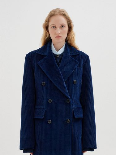 TIMOTHEE Double Breasted Corduroy Blazer () - EENK - Modalova