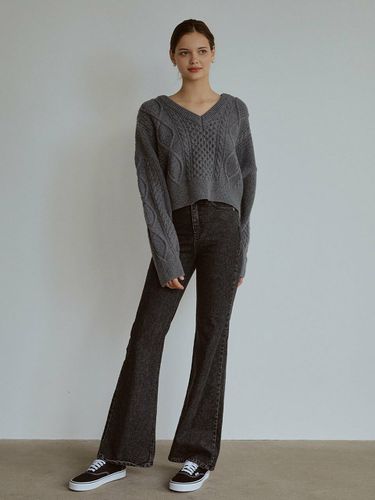 Slim Bootcut Denim Pant - RE_L - Modalova