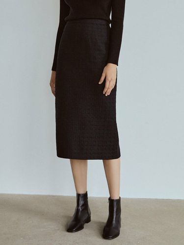 Silt Tweed Skirt_Black - RE_L - Modalova