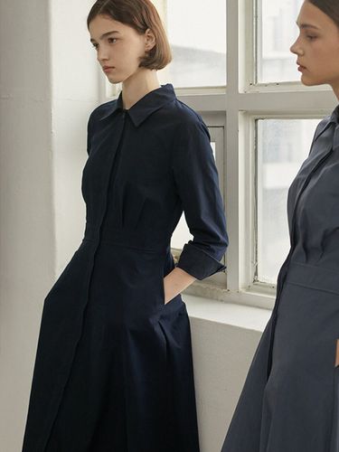 Waist Line Shirt Dress - NONLOCAL - Modalova