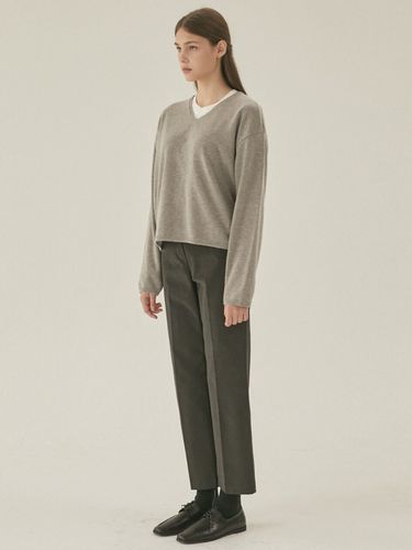 Soft Twill Straight Pants - NONLOCAL - Modalova