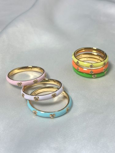 Colorful Chouchou Ring - TATIANA - Modalova