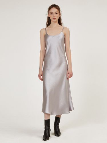 Satin Sleeveless Long Dress_6 Colors - HACIE - Modalova