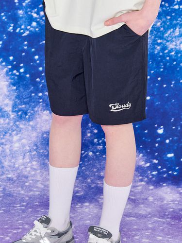 Slowly Nylon Short Pants_Navy - CPGN - Modalova