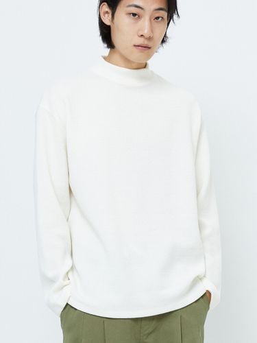 Mock Neck Cash-Like Heavy Knit - FANACULT - Modalova