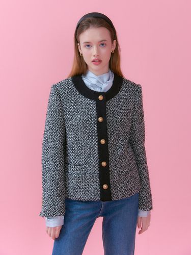 Blair Tweed Jacket_Black - VEM.VER - Modalova