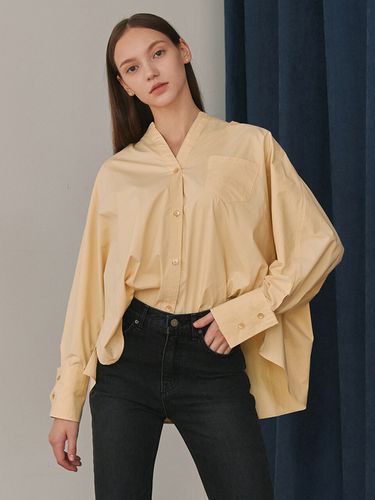 Mandarin Collar Overshirt - HACIE - Modalova