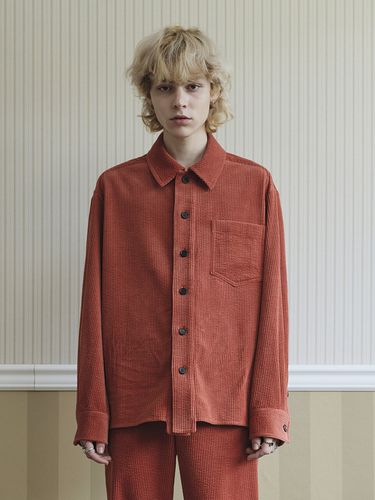 Corduroy Long Sleeve Shirt Sienna - YOUNGOH - Modalova