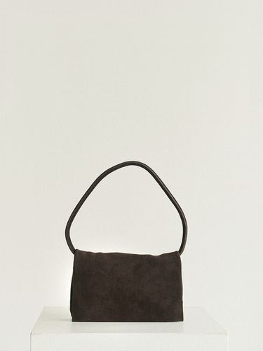 Folded Bag_Suede Dark Brown - autt - Modalova