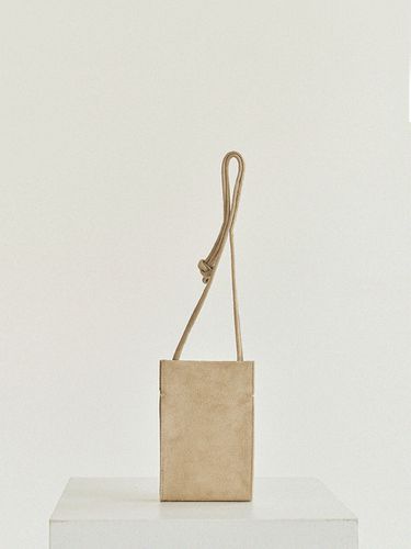 Egg bag_Suede Beige - autt - Modalova