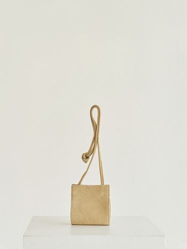 Mini Egg bag_Suede Grey - autt - Modalova