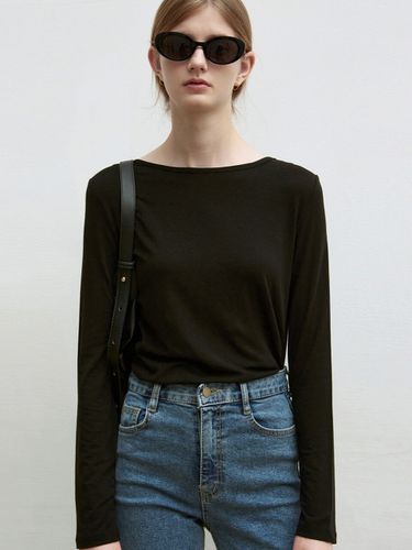 Essential Boatneck Top_Black - NICK&NICOLE - Modalova